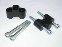 Handle bar Heigthening AQ 25mm - black anodized