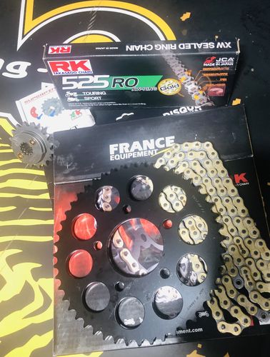 FRANCE EQUIPEMENT XW ring GOLD "KK" extra reinforced